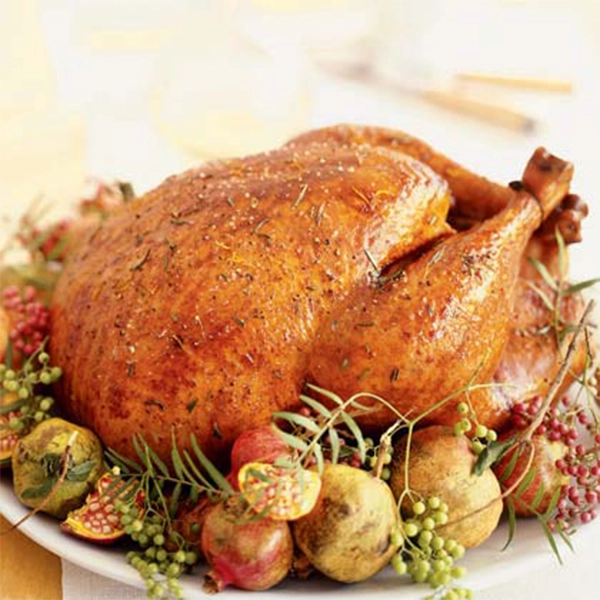 Old Fashioned Roast Turkey with Fresh Herb Stuffing